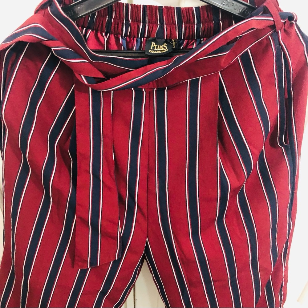 Maroon flared palazzo pants - Picture 10 of 10